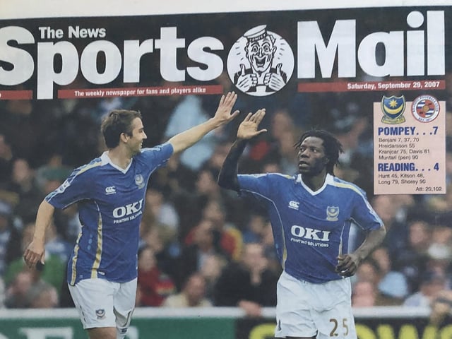 Pompey etched their name in Premier League folklore on an afternoon few who were present will ever forget as 11 goals were shared with shell-shocked Reading.