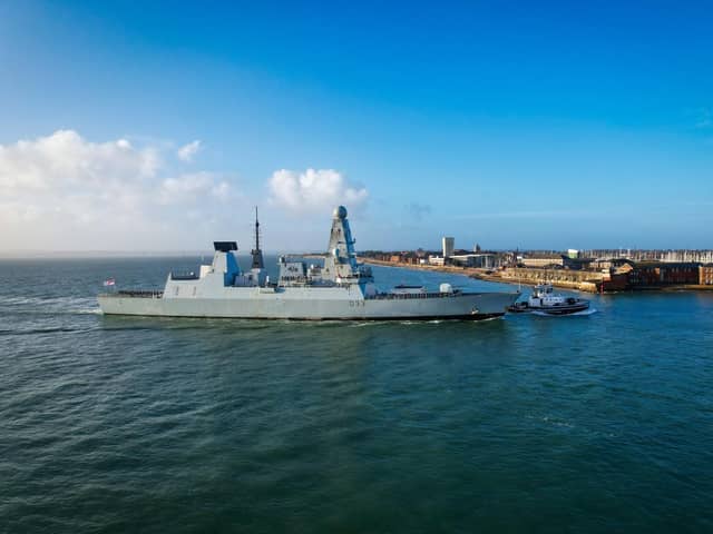 HMS Dauntless has been marked to sail from Portsmouth tomorrow afternoon on the King’s Harbour Master shipping movements - though this is subject to change. A previous departure was cancelled at the last minute, with sources saying the ship was plagued with “engineering issues”.