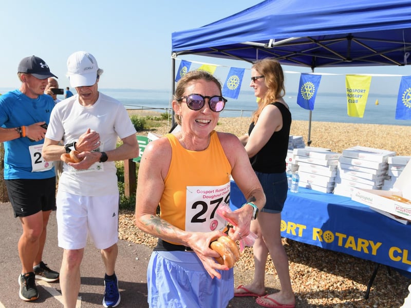 The Doughnut Dash organised by the Gosport Rotary Club
Credit: Paul Jacobs/pictureexclusive.com