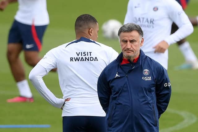 PSG manager and former Pompey assistant boss Christophe Galtier is facing racism charges.
(Photo by FRANCK FIFE/AFP via Getty Images)