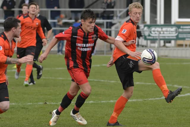 Bradey Norton (left) is included in US Portsmouth's squad for Thursday's Wessex League trip to city rivals Baffins.