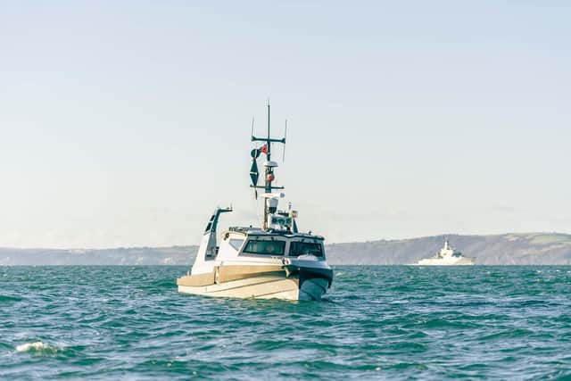 The new robot set to replace the navy's fleet of glass-hulled minehunters
