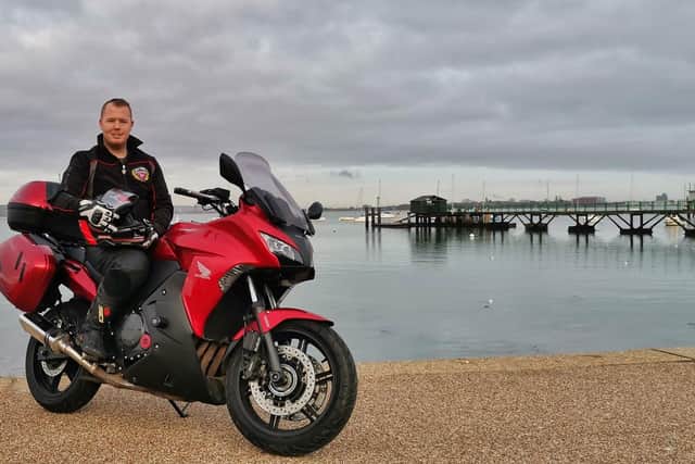 Rich Warren, 34, is hoping to travel the length of the country from Lands End to John O'Groats to raise £30,000 for the Serv Wessex Blood Runners.