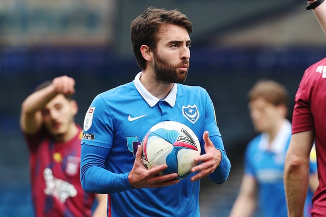 Position: Midfield, Years at Pompey: 2014-2017, Appearances: 190.   Picture: Joe Pepler