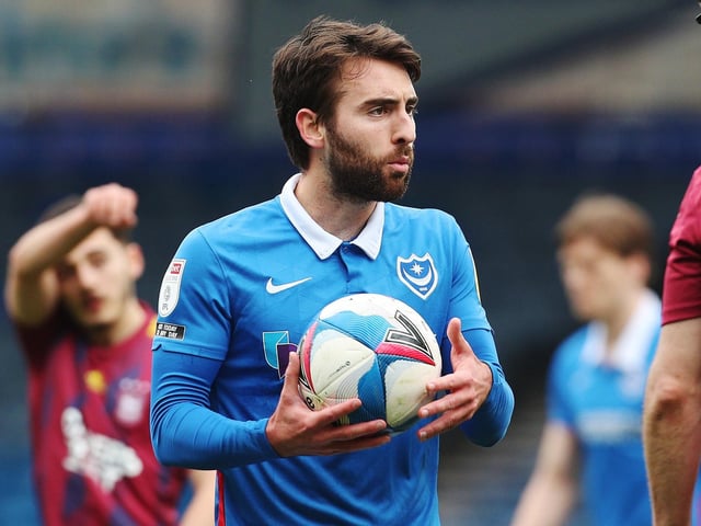 Position: Midfield, Years at Pompey: 2014-2017, Appearances: 190. Picture: Joe Pepler