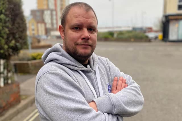 Among the veterans being supported by Ravens Halls is retired Private Darren Barnett, 38 of Somerstown, who attends the group’s sessions on Mondays.