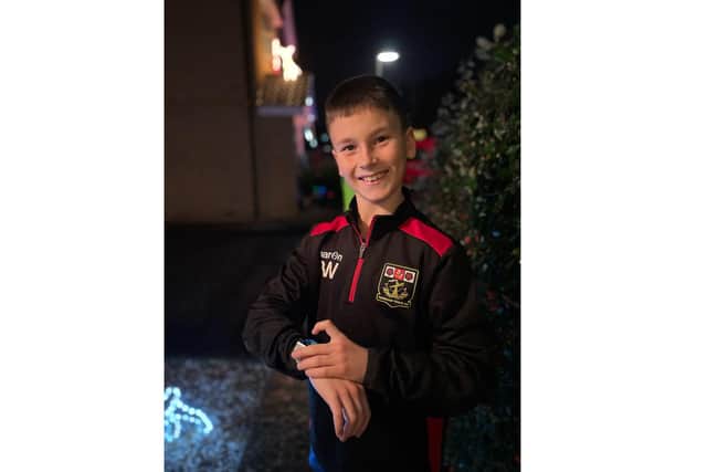 Young fundraiser Ben, from Fareham