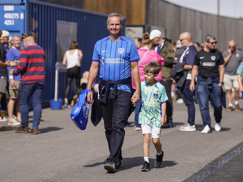 A crowd of 20,205 watched the Blues' 3-0 loss to West Brom at Fratton Park.