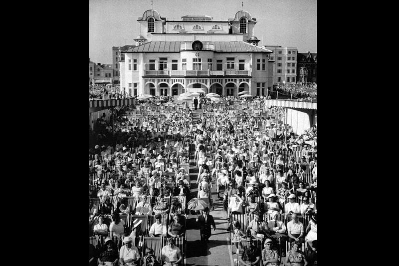 A Miss Southsea beauty contest on South Parade Pier in the 1960's