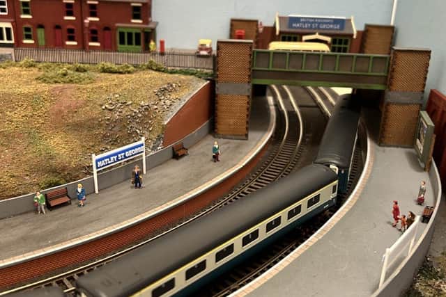 A model railway made by club member Steve Randell.