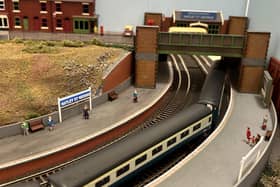A model railway made by club member Steve Randell.