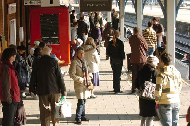 A file photo of Fratton railway station today in 2008. Picture: Malcolm Wells