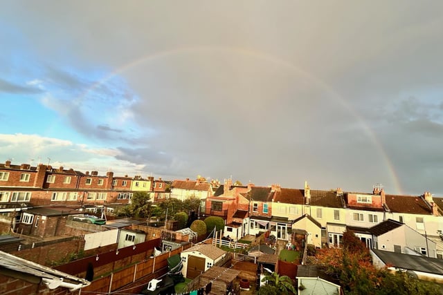 The rainbow over Portsmouth.
