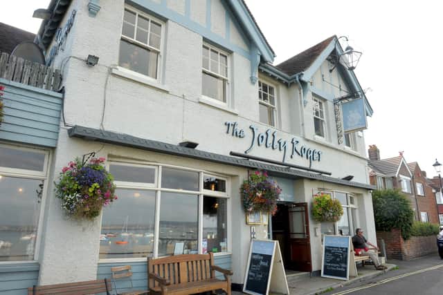 The Jolly Roger pub in Gosport is offering to exchange any free drink for a pack of four toilet rolls.
Picture: Steve Reid Blitz Photography