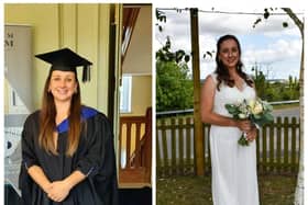 Claire Pymont before and after her weight loss journey with Slimming World