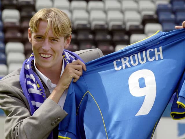 Flashback to 2001 when Peter Crouch signed for Portsmouth Football Club from Queen's Park Rangers