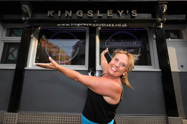 Manager Mary Foskett says: 'Kingsley's is back'.
Picture: Chris Moorhouse (jpns 230721-17)