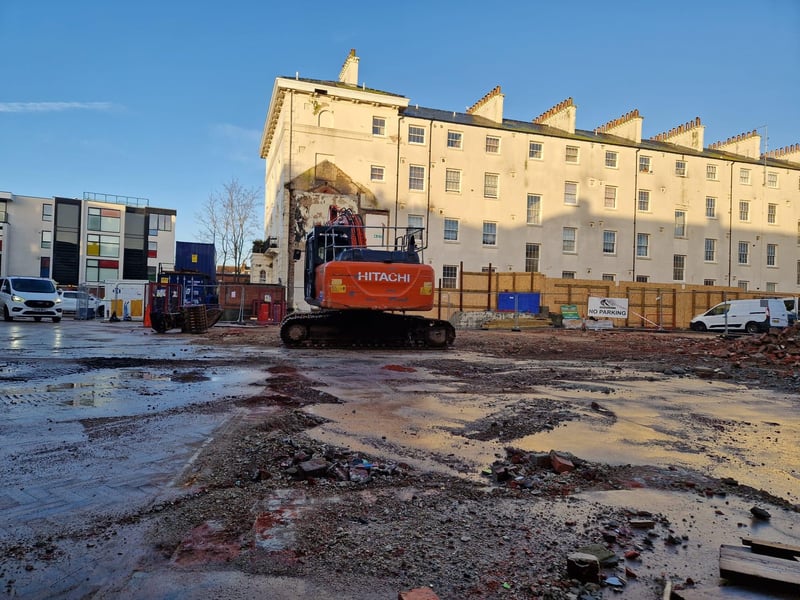 Work is underway at the former site of Debenhams in Palmerston Road, Southsea.