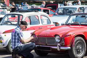 Classic Car Park at Beaulieu International Autojumble