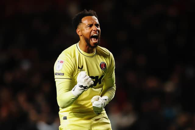 Charlton and Ghana keeper Joe Wollacott will miss the World Cup with a broken finger   Picture: Pantling/Getty Images