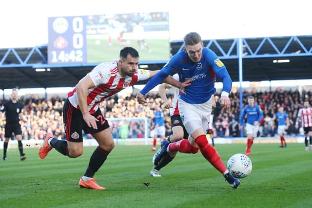 Ronan Curtis is expected to feature in his first friendly of the summer when Pompey tomorrow visit a Championship club. Picture: Joe Pepler
