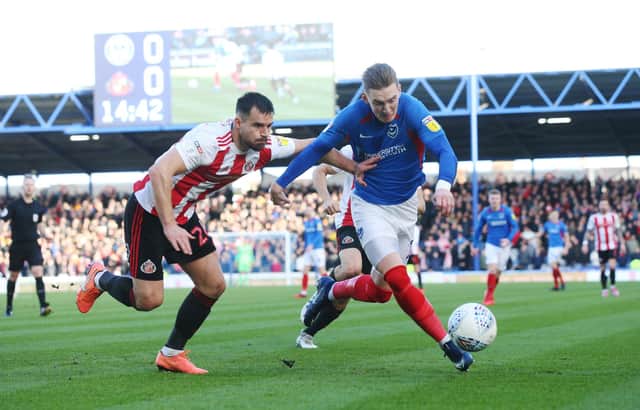 Ronan Curtis is expected to feature in his first friendly of the summer when Pompey tomorrow visit a Championship club. Picture: Joe Pepler