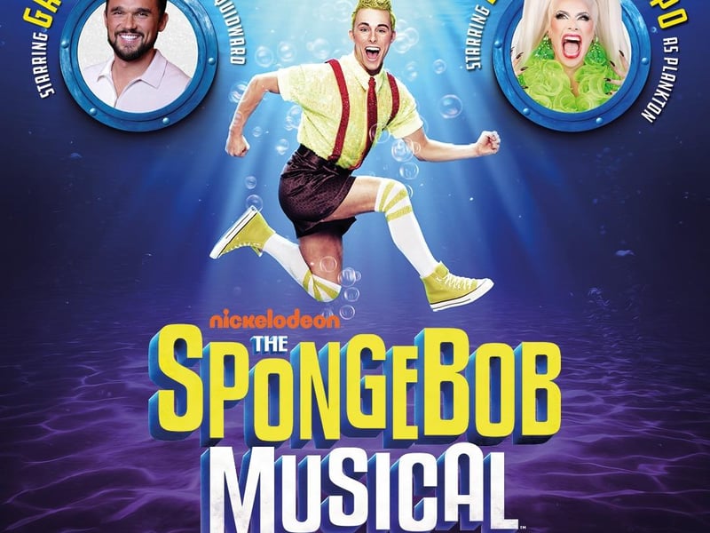 The SpongeBob Musical, Starring Pop Idol and musical superstar Gareth Gates and Ru-Paul's Drag Race legend Divina De Campo, is at the Mayflower Theatre from 5-8 April.