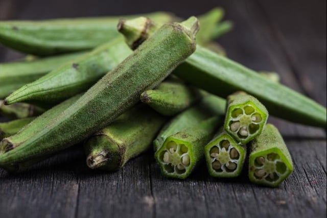 Okra, otherwise known as ‘lady's fingers’ also made the list, with eight per cent admitting to disliking the veg.