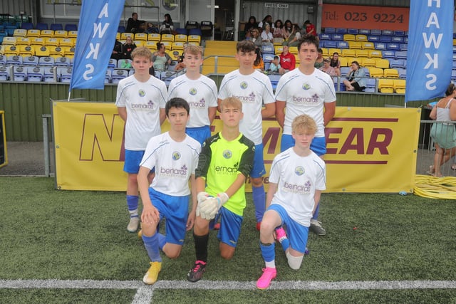 Hawks Community Youth White U15s at the Havant and Waterlooville FC Summer Tournament. Picture: Dave Haines