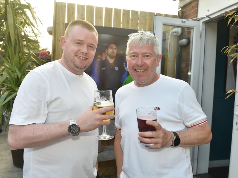 Fans at the The Shepherd's Crook Pub and Kitchen in Milton ahead of the match