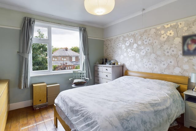 One of the double bedrooms in the Hilsea home.