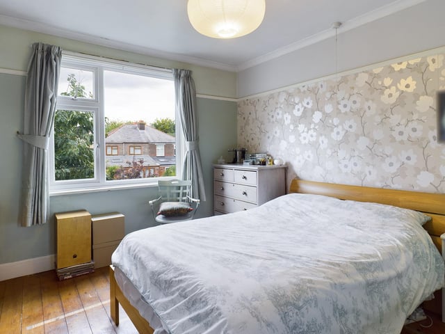 One of the double bedrooms in the Hilsea home.