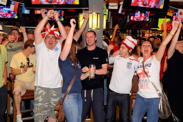 England football fans at Walkabout Bar in Guildhall Walk - was this you?