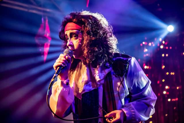 Olly Simmons performing at the Valentine's Day Massacre, The Wedgewood Rooms, Southsea, February 2020 as part of The Wedge's House Band. Picture by Russ Leggatt