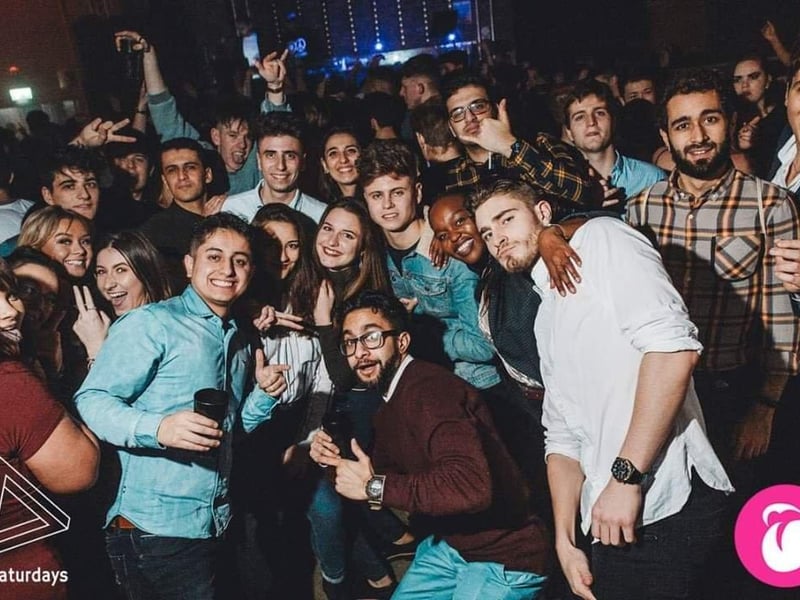 Clubbers at Face on the floor in Pryzm in 2019.