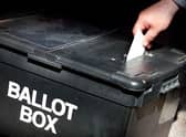 A ballot box