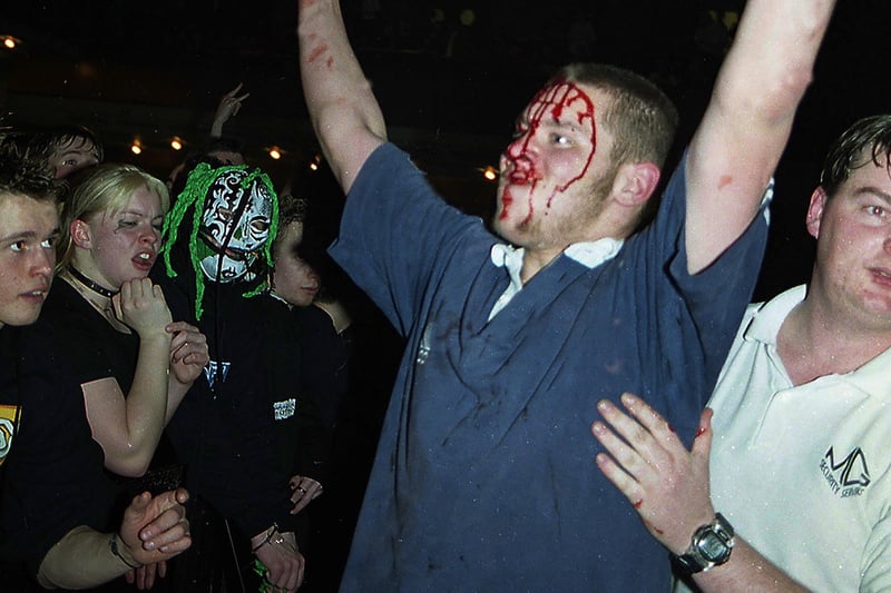 Crowds at the Slipknot gig
