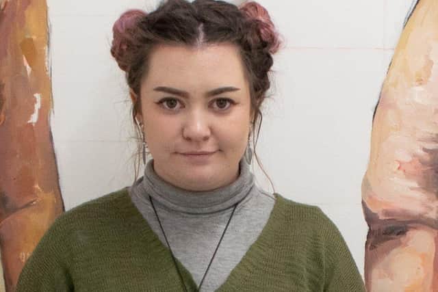 Power To Us is a dynamic, all-female exhibition at the Yellow Edge Gallery, Gosport, that showcases the works of 13 emerging artists. Pictured: Chloe Davies