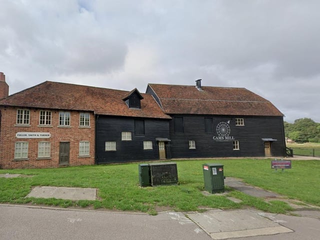 The Cams Mill, in Cams Mill, Fareham, was rated five on December 4.