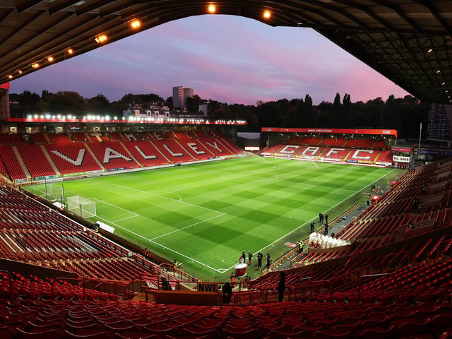 Average attendance: 13,187; Capacity: 27,111.