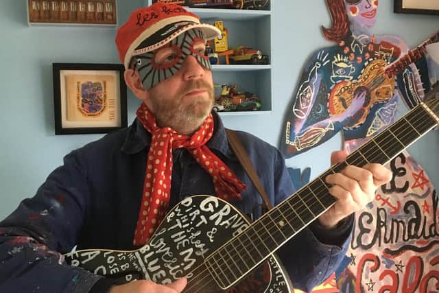 Artist Jonny Hannah who created Darktown Debris