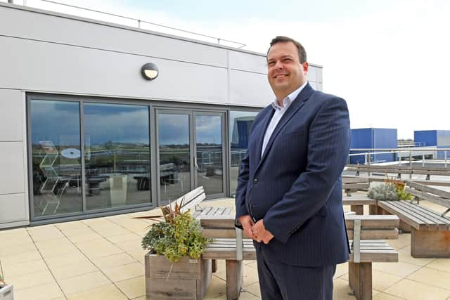 Stephen Brownlie, centre director of the Fareham Innovation Centre 
Picture by:  Malcolm Wells