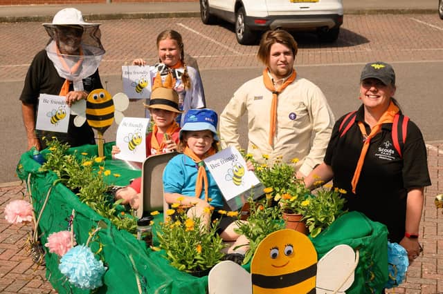 Pictured is: Paulsgrove and Wymering Scout group.
Picture: Keith Woodland
