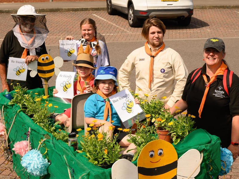 Pictured is: Paulsgrove and Wymering Scout group.
Picture: Keith Woodland