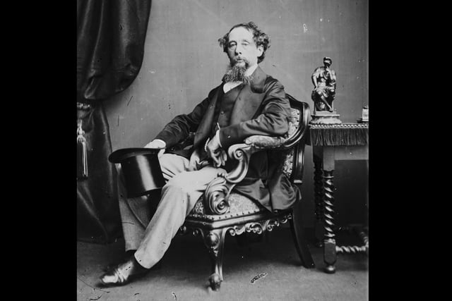 Portsmouth-born novelist Charles Dickens has featured in multiple episodes of Doctor Who, notably The Unquiet Dead (2005) where he met Christopher Eccleston's ninth Doctor. He was portrayed by actor Simon Callow.(Photo by John & Charles Watkins/Hulton Archive/Getty Images)