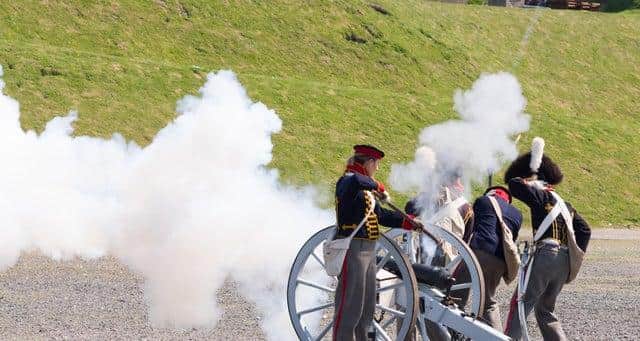 Fort Nelson, which put on regular displays before the coronavirus pandemic, will reopen in August. Stock picture: Duncan Shepherd.