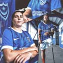 The new home kit was modelled by Ryley Towler, Dani Lane’s from the women’s squad and TJ Yates, who represents the Blues and England in amputee football.