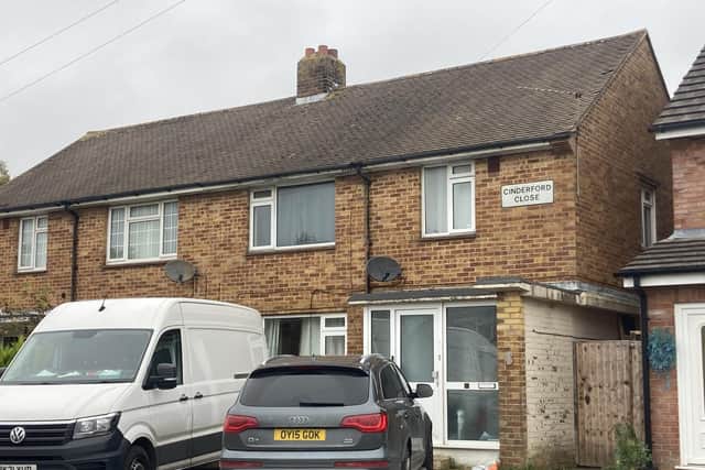 Scene in Cinderford Close, Paulsgrove. Emma Watts is fighting for her life as Paul Watts was charged with attempted murder
