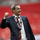 Fleetwood Town chairman Andy Pilley. Pic: ADRIAN DENNIS/AFP via Getty Images)