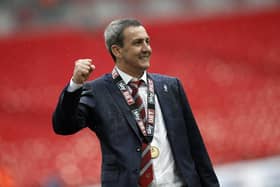 Fleetwood Town chairman Andy Pilley. Pic: ADRIAN DENNIS/AFP via Getty Images)